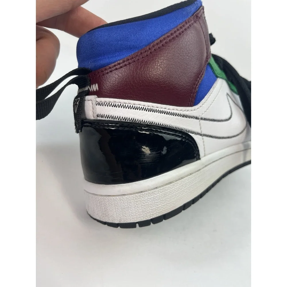 Nike Air Jordan 1 Mid SE Women's Size 7 Black White University Red DB5454-001